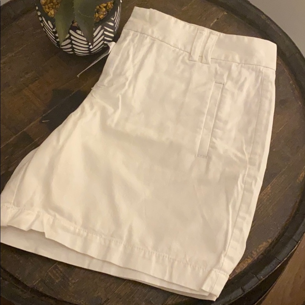 nwt white loft ann taylor shorts size 10